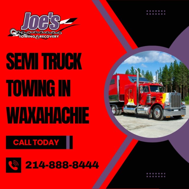 We have the right equipment for professional semi truck towing in Waxahachie and the surrounding areas. Click the link for more info: https://hutchinstowing.com/updates/semi-truck-towing-in-waxahachie-texas-3/
